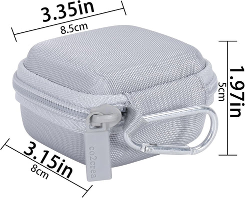co2CREA Hard Case Replacement for SHOKZ OpenFit Open-Ear True Wireless Bluetooth Headphones, White...