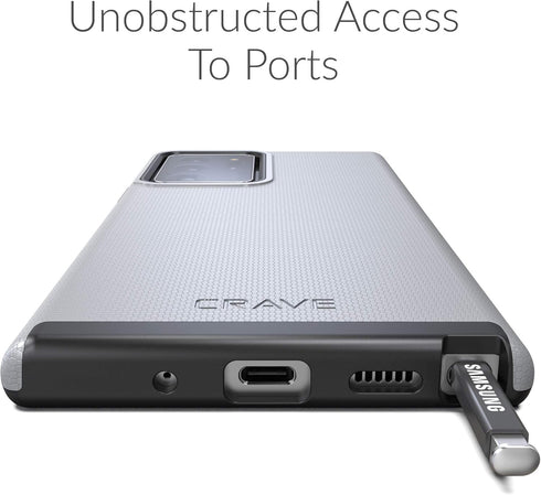 Crave Dual Guard for Galaxy Note 20 Ultra Case, Shockproof Protection Dual Layer Case for Samsung Galaxy Note 20 Ultra - Slate...
