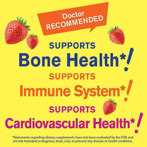 Vitamin D3 + K2 Gummies - Vitamin D3 1000 IU, K2 100 MCG - Bone and Muscle Health Support, Natural Flavors, GMO Free, Gluten Free, Vegan - K2 D3 V...