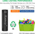 Rechargeable AA Batteries, Double AA Battery for Long-Lasting Power, All-Purpose Pre-Charged Household Batteries, Batteries AA Size for Household ...