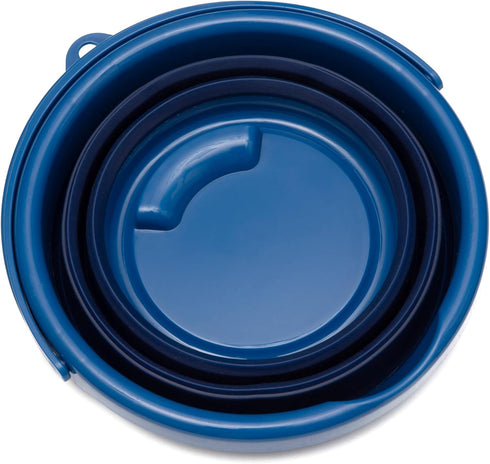 Cambridge Blue Robert Irvine 5 Qt Collapsible Ice Bucket, 1 Count...