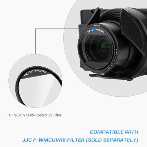 Auto Lens Cap Cover for Sony ZV-1 II ZV-1II ZV1II ZV1 II and ZV-1 ZV1 Digital Camera, Lens Dust Cap with Automatic Opening & Closing Design, ZV-1 ...