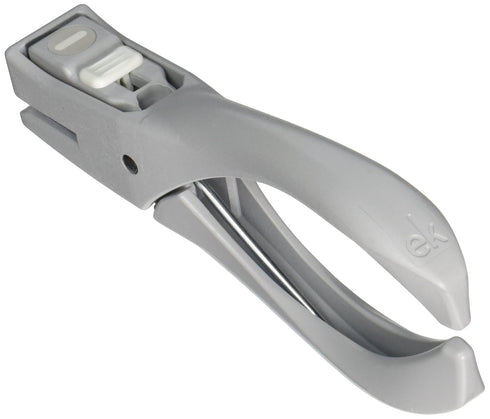 EK Tools Heavy Duty Paper Punch, Vertical Slot, Gray...