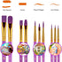 Paint Brushes Set, 2Pack 20 Pcs Paint Brushes for Acrylic Painting, Oil Watercolor Acrylic Paint Brush, Artist Paintbrushes for Body Face Rock Can...