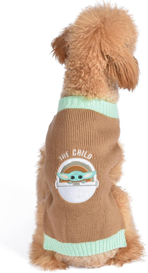 STAR WARS for Pets The MANDALORIAN Dog Sweater, Medium (M) | The MANDALORIAN & GROGU Sweater for Dogs | STAR WARS Pet Apparel, STAR WARS Sweater f...