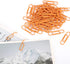 Paper Clips 180pcs, Orange 2.9x0.8cm Paper Clips Bookmarks Cute Paper Clips Small Paperclips for Office School Paper Files Organizing...