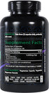 Bilberry Extract Capsules 5000mg | 200 Count | Supports Eye Health | Ultra Strength Supplement | Gluten-Free & Non-GMO...