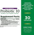 Nature's Bounty Probiotic 10, Ultra Strength Daily Probiotic Supplement, Support for Digestive, Immune and Upper Respiratory Health, 2 Pack, 30 Ca...