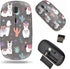 Unique Pattern Optical Mice Mobile Wireless Mouse 2.4G Portable for Notebook, PC, Laptop, Computer - Cartoon Llama Alpaca Pattern...