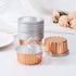 EUSOAR Disposable Ramekins with Lids, 30pcs 5oz Muffin Liners Cups with Lids, Creme Brulee Ramekins, Disposable Aluminum Foil Ramekins Cupcake Bak...