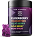 Antioxidant SuperStars - Elderberry Gummies with Mangosteen | Acai Berry | Goji Berry | Noni Fruit | Black Sambucus Elderberry Gummies For Kids an...