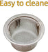 15pcs 1/2 Inch Pipe Screens Premium 304 Stainless Steel, 0.5" Pipe Screen Filters with Metal Storage Box...