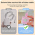 DIY Cable Protector Compatible for Apple iPhone Charger with Mirror,Cute Glitter Bling Love Heart Design,Data Line USB Case Wire Cable Saver Phone...