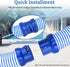 Swimming Pool Vacuum Hose for Zodiac Pool Cleaner Machine MX8 MX6 R0527700 Length 3ft (Zodiac Twist Lock)...