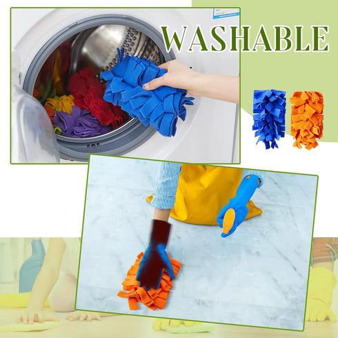 12 Pcs 5 Layer Duster Refills Only Fleece Refills Reusable Dusters for Cleaning 4.7 x 7 Inch Washable Duster Pads for Hand Duster Ceiling Fan Hard...