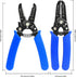 VCELINK Precision Wire Stripper and Cutter with Safety Lock, Wire Stripping Cutting Tool for 10-22 AWG Solid and Stranded Wires...