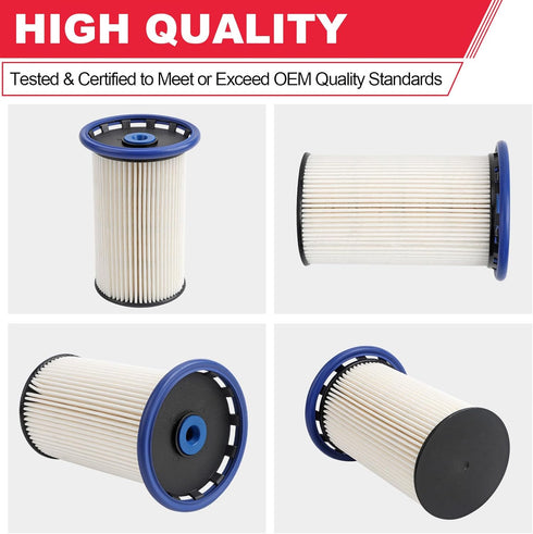 VW Fuel Filter Fits for Passat 2012-2014 2.0L Diesel Engine Volkswagen TDi Fuel Filter Replaces# PU8008 7N0127177 DF99057 7N0127177B...