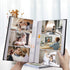 Photo Album 4x6 Photos Hold 402 Pockets with Memo Slip-in Pockets Photo Book, Leather Cover Picture Albums with Writing Space for Wedding Family V...