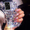 Bonitec Compatible with Galaxy S21 Ultra Case 3D Glitter Sparkle Bling Case Luxury Shiny Crystal Rhinestone Diamond Bumper Clear Gems Cute Protect...
