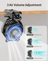 Clip on Fan, Rechargeable Portable Fan with 2000mAh Battery Operated, Small Fan with Powerful Clip Design, 3 Wind Speed, 360° Rotation, Ultra-Low ...