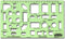 Rapidesign House Furnishings Template, 1/8 Inch = 1 Foot Scale, 1 Each (R714A)...