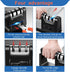 Kitchen Knife Sharpener and Scissor Sharpeners, 4-in-1 Hunting Outdoor Knife Sharpener, Safely Sharpen Knives with Diamond, Ceramic,Tungsten for K...