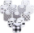 Baby Bibs Soft and Absorbent Organic Cotton Bandana Drool Bibs Set for Boys Girls Newborn 0-36 Months...