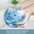 Multi Color Optional Shower Ball Soft Sponge Scrubbing Exfoliating and Skincare Removing Bath Sponge Luffa Body Scrub Cotton Mesh Bag Shower Ball ...