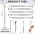 Hushee 24 Pcs Heart Shaped Pens Glitter Retractable Metal Ballpoint with Black Ink Wedding Diamond Crystal Pens Bridal Shower Pens for Wedding Off...