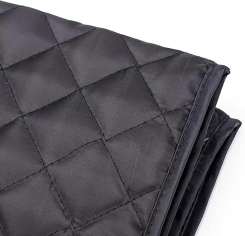 AOZBZ Coffee Maker Cover - Waterproof Cotton Cloth Coffee Maker Dust Cover Washable Foldable Kitchen Appliance Covers with 2 Storage Bags (Black)...