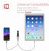 Crave CarHub 54W 4 Port USB Car Charger, Qualcomm Quick Charge 3.0 - Black...