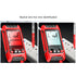 Digital Multimeter, DC AC Voltmeter, High Accuracy Automatic Fire Prevention Tester Kit with Backlight LCD Display, Receptacle Tester, Test Leads ...