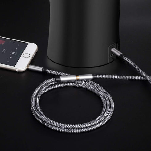 Audio Extension Cable 12Ft,Audio Auxiliary Stereo Extension Audio Cable 3.5mm Stereo Jack Male to Female, Stereo Jack Cord for Phones, Headphones,...