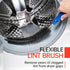 BLuesea Dryer Vent Cleaner Kit, 15-Piece Ultimate Dryer Cleaning Kit Include 30 Feet Dryer Vent Brush, Upgrade Noiseless Dryer Lint Vacuum Attachm...
