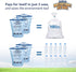 2 Large Leakproof Ice Bags. The original reusable Ice Pack for Coolers - Drop in Cubed Ice & Make Cold, Dry Freezer Packs for Coolers - Drink your...