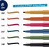 Faber-Castell Calligraphy Pitt Artist Pen Set - Multi Colored Calligraphy Pens (6 Count)...