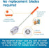 FL!PPER Platinum Aquarium Algae Scraper (12", Nano) - Aquarium Glass Cleaner Tool with Serrated Blade - Algae Remover for Fish Tank Scraper for Gl...
