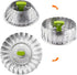 Vegetable Steamer Basket, Stainless Steel Folding Steamer with Extending Removable Center Handle Insert for Veggie Seafood Cooking to Fit Various ...