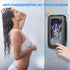 KUNSLUCK Shower Phone Holder Waterproof, 480° Rotation Shower Phone Mount, Anti-Fog HD Sensitive Touch Screen Phone Holder for Shower, Bathtub, Co...