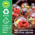 10 oz Clear Plastic Dessert Cups with Dome Lids No hole - 20 Sets Disposable Snack Bowls for Ice Cream, Parfait, Banana Pudding, Jello and Individ...