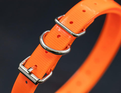 27 ½” X ¾” Replacement Dog Collar Strap Band with Double Buckle Loop for All Brands Pet Training Bark, Shock,e-Collars and Fences. Wide Variety of...