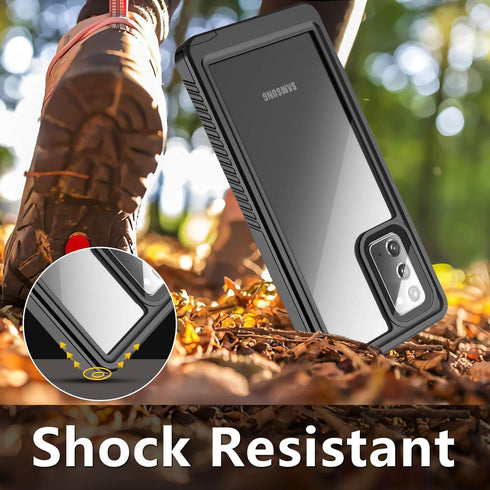 ANTSHARE for Samsung Galaxy Note 20 Case Waterproof, Galaxy Note 20 Case Built-in Screen Protector Fingerprint Unlock, Shockproof Full Body Protec...