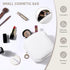 5.31" Small Makeup Bag for Purse, Corduroy Cosmetic Bag for Women Girls, Portable Makeup Pouch with Zipper (White)...