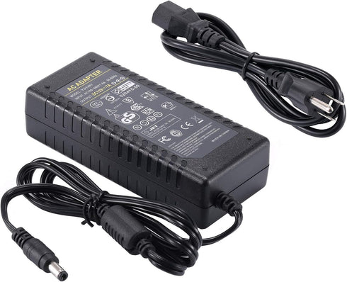 12V Power Supply 7A 84W Security System Power Adapter, COOLM AC 100V-220V to DC 12 Volt DC 7 Amp Transformer for LED Strip Light CCTV Security Sys...