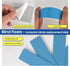 6 Pcs Aluminium Vertical Blind Repair Tabs 1 Inch Width Blue Horizontal Blinds Replacement Slats Self-Adhesive Blinds Replacement Fixers Vertical ...