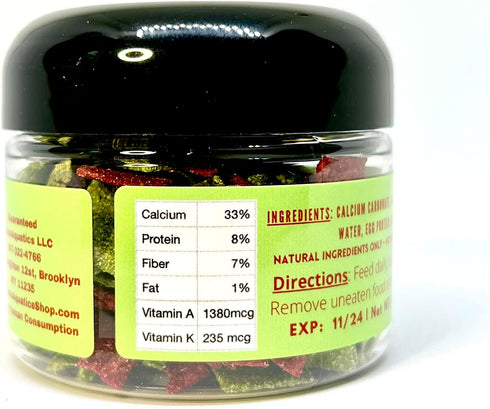 Calcium + Nutrition - Great for Picky Eaters and Growth - Snails, Shrimp, Bottom Dwelling Fish, Plecos, Crabs, and More! … B09X3LBXZP...