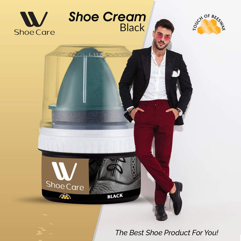 WBM Cleaning Kit, Cleaning Sponge,Instant Shine Sponge With Black Shoe Polish & Cream, Shoe Cleaner, Pack of 4...