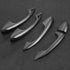 Qiilu Door Handle Covers Carbon Fiber Exterior Door Bowl Cover Trim for C Class W205 2015-2018 GLC X253 2016-2018...