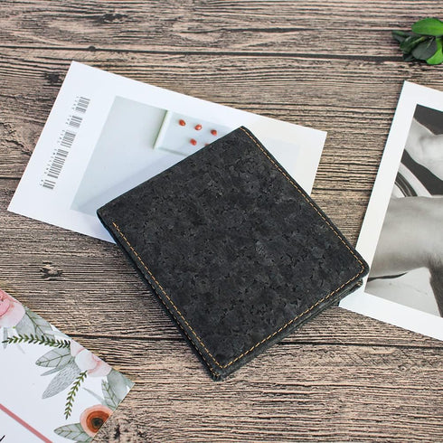 boshiho RFID Blocking Cork Wallet, Slim Bifold Vegan Credit Card Holder Coin Purse Eco Friendly Gift for Men and Women...