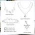 Sanfenly Gold Jewelry Sets for Women Gold Layered Necklaces Chain Bracelets Knuckle Rings Gold Jewelry for Valentine Anniversary Birthday Gift...